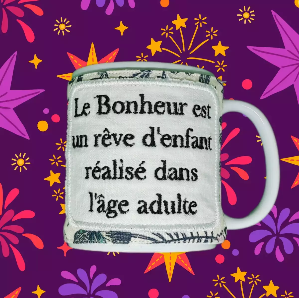 Mug personnalisé Bonheur